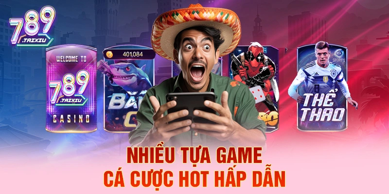Đa dạng các tựa game cá cược tại c88